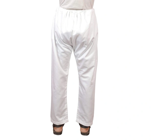 White Men"s Aligarh Cotton Payjama For Every Type Kurta Free Size